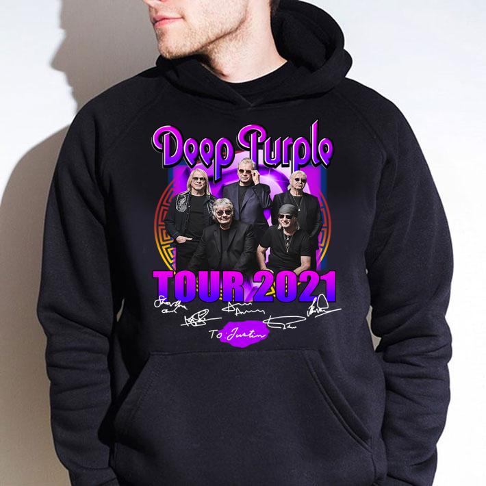 Deep Purple Tour 2021 signatures t-shirt hoodie