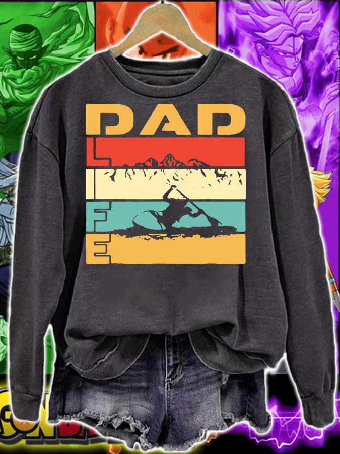 Dad Life Kayaking Adventure Sports Vintage t-shirt sweatshirt