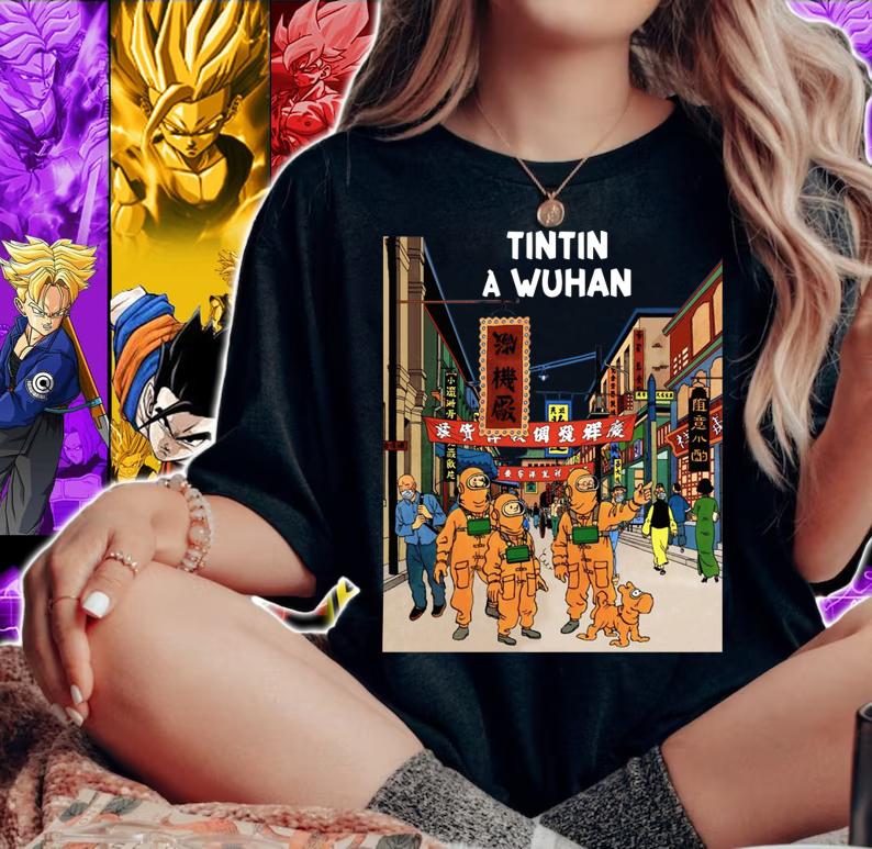 Tintin In Wuhan Tintin In Wuhan t-shirt woman shirt