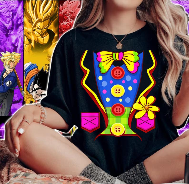 Clown Costume for Kids Men Women- Halloween Outfit - Circus t-shirt woman shirt