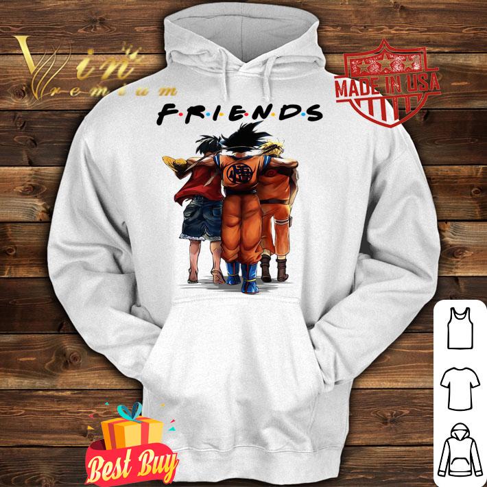 Son Goku Luffy And Naruto Eating Friends Anime t-shirt hoodie