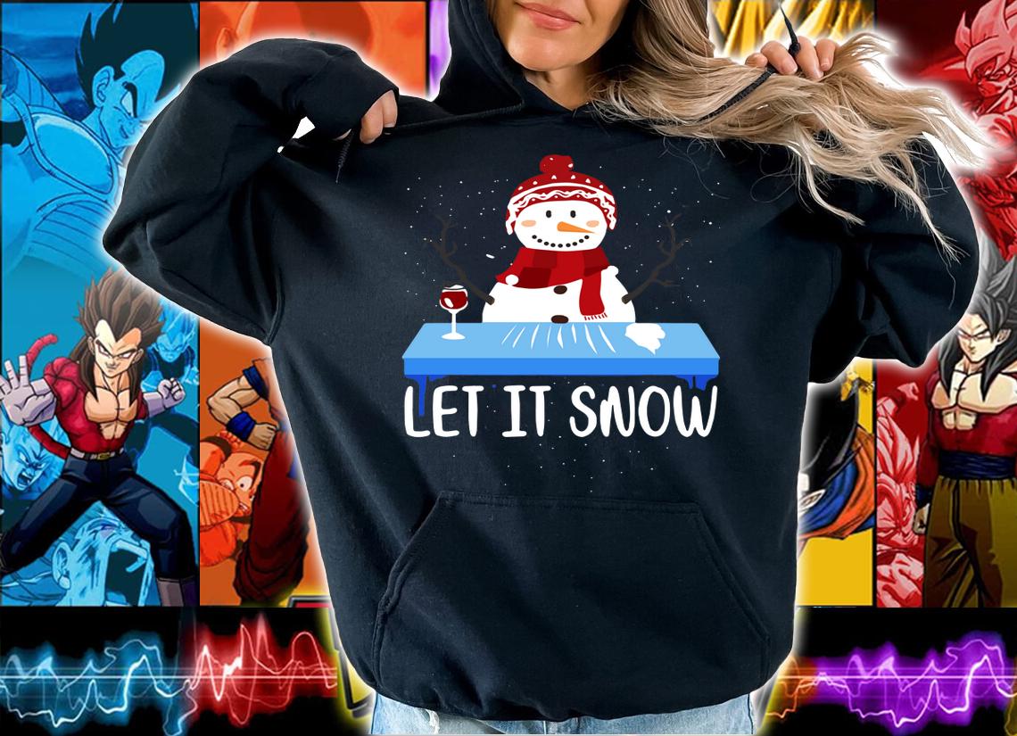Walmart Cocaine Santa Snowman Let It Snow t-shirt hoodie