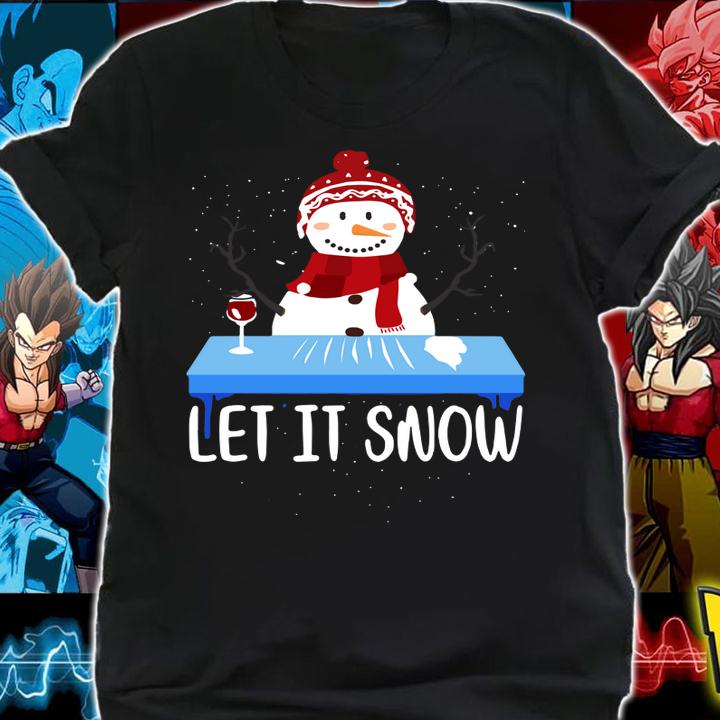 Walmart Cocaine Santa Snowman Let It Snow t-shirt shirt