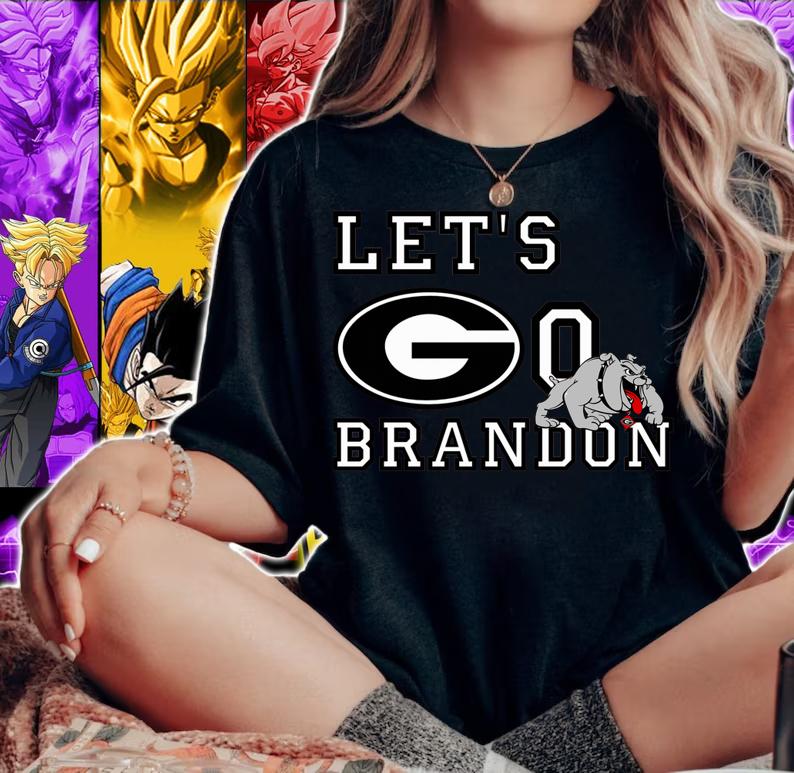 Georgia Bulldogs football Lets Go Brandon t-shirt woman shirt