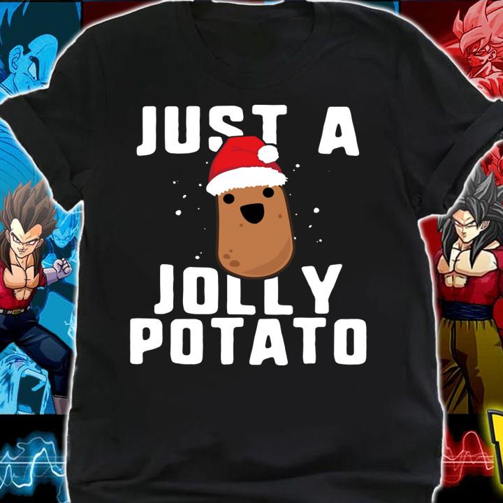 Just A Jolly Potato Funny Sweet Potato Christmas sweater t-shirt shirt
