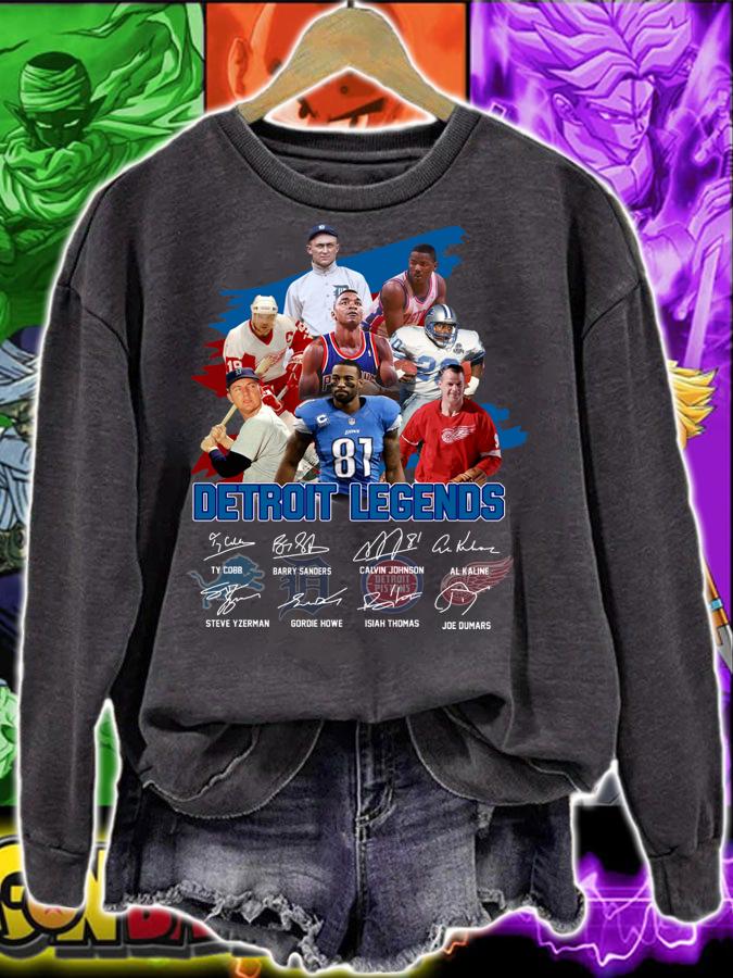 Detroit Legends Detroit Lions Detroit Tigers Pistons Red Wings t-shirt sweatshirt