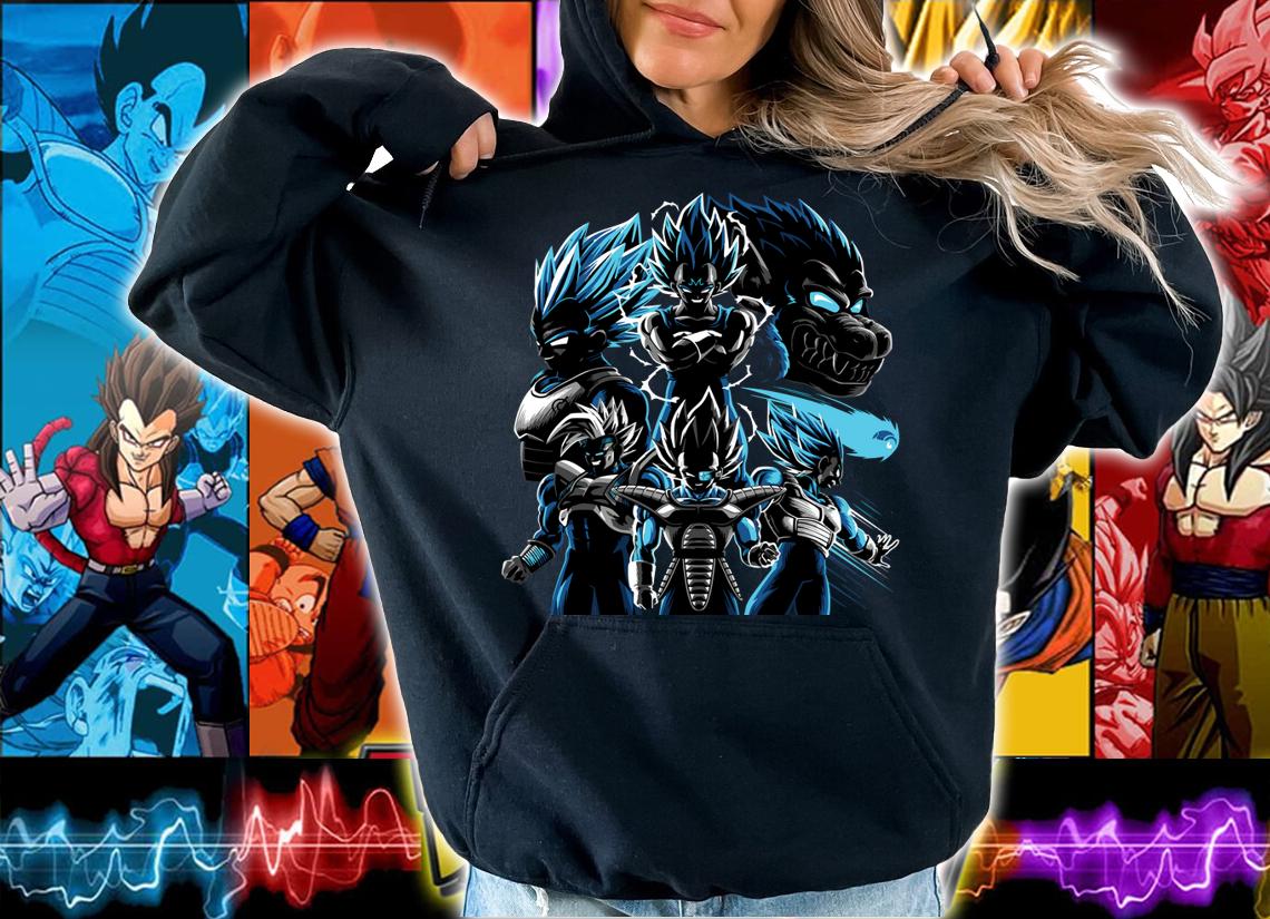 Transformations Of Prince Vegeta Dragon Ball t-shirt hoodie