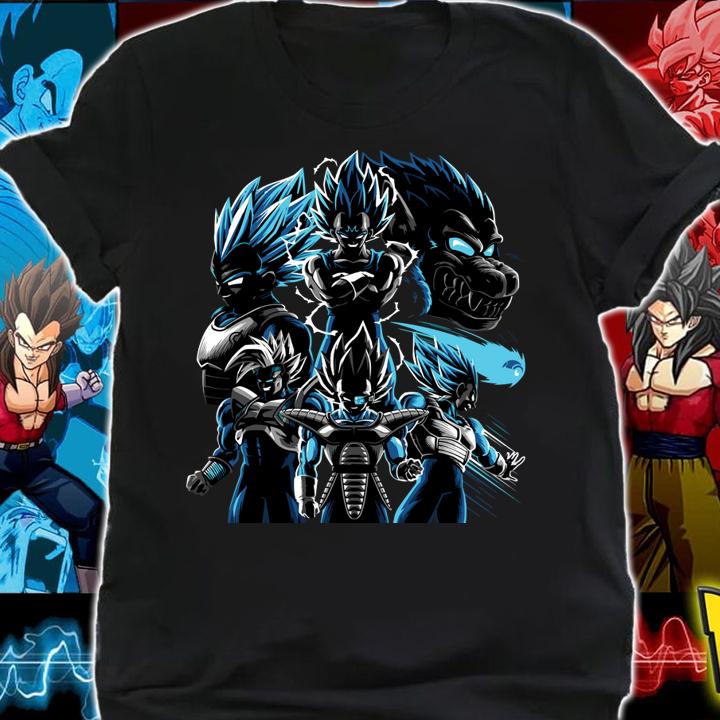 Transformations Of Prince Vegeta Dragon Ball t-shirt shirt