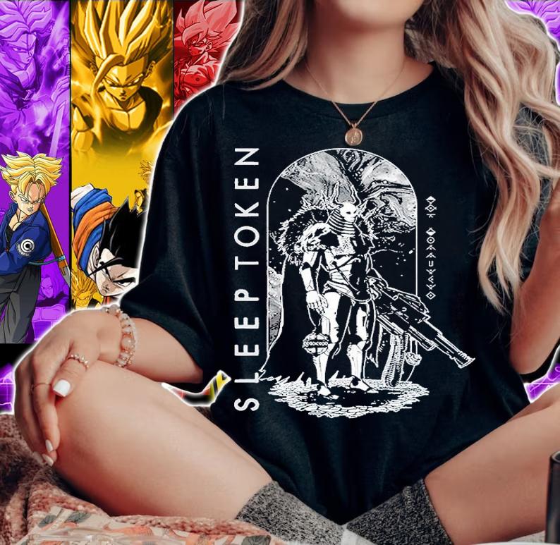 Bestnew sleep token art shirt t-shirt woman shirt