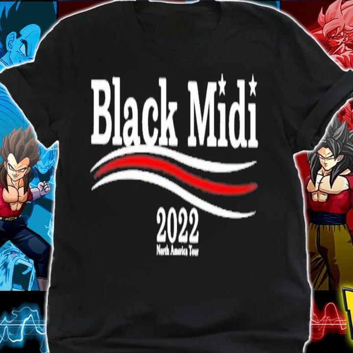 Black Midi 2022 North America Tour t-shirt shirt