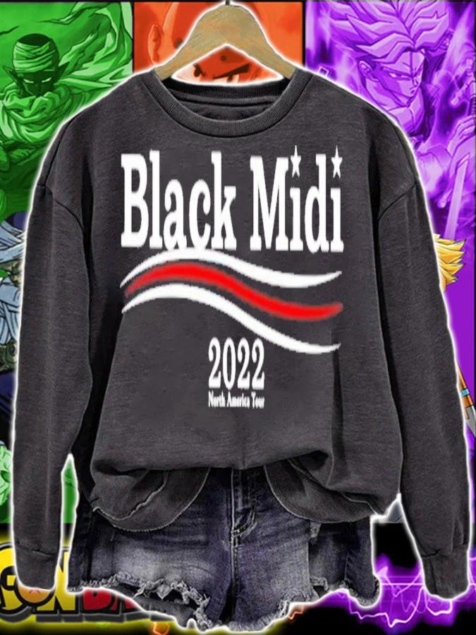 Black Midi 2022 North America Tour t-shirt sweatshirt