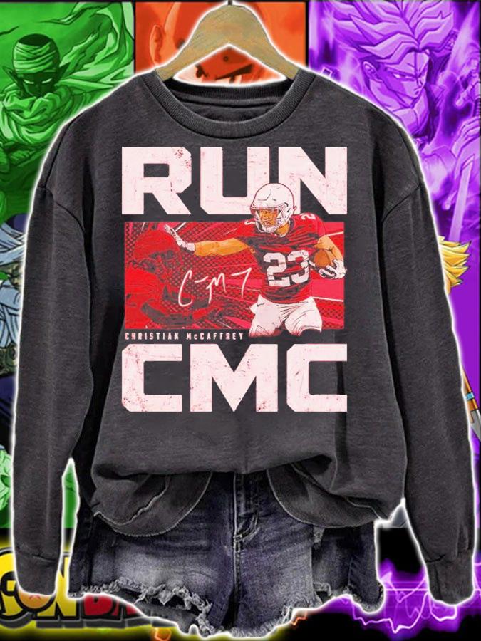 Christian McCaffrey San Francisco Stiff Arm Football Shirt t-shirt sweatshirt