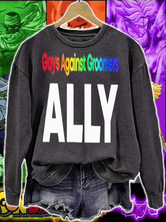 Gays against groomers ally shirt t-shirt sweatshirt