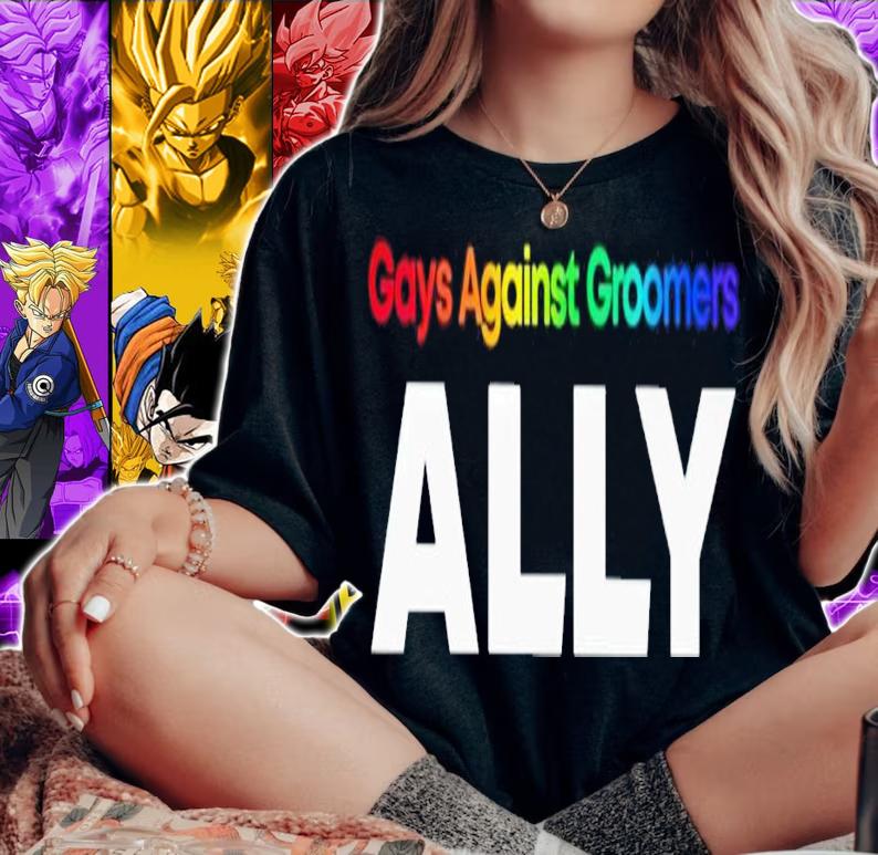 Gays against groomers ally shirt t-shirt woman shirt