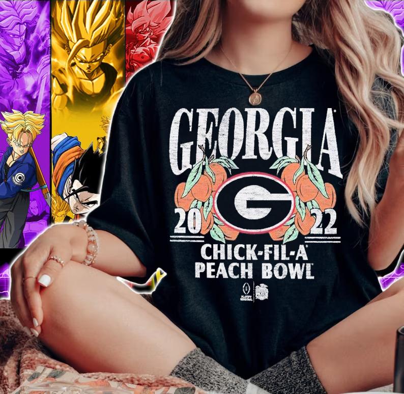 Georgia Bulldogs Peach Bowl shirt t-shirt woman shirt