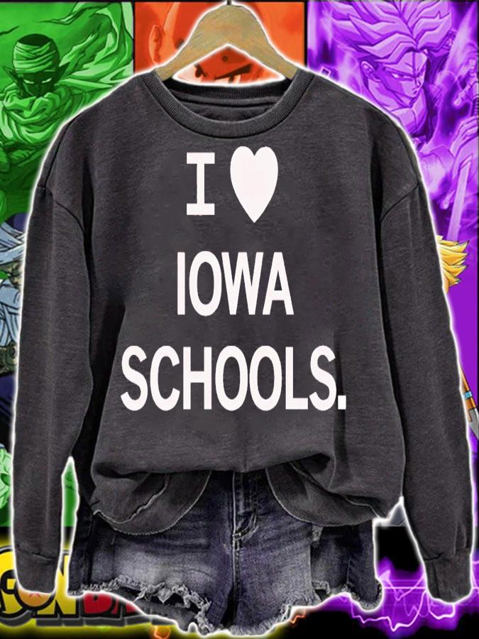 I heart Iowa schools shirt t-shirt sweatshirt