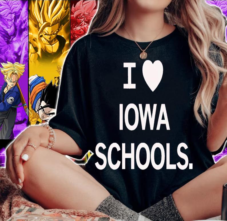 I heart Iowa schools shirt t-shirt woman shirt