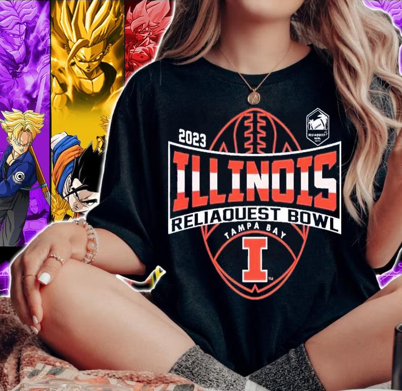 Illinois Football 2023 Reliaquest Bowl shirt t-shirt woman shirt