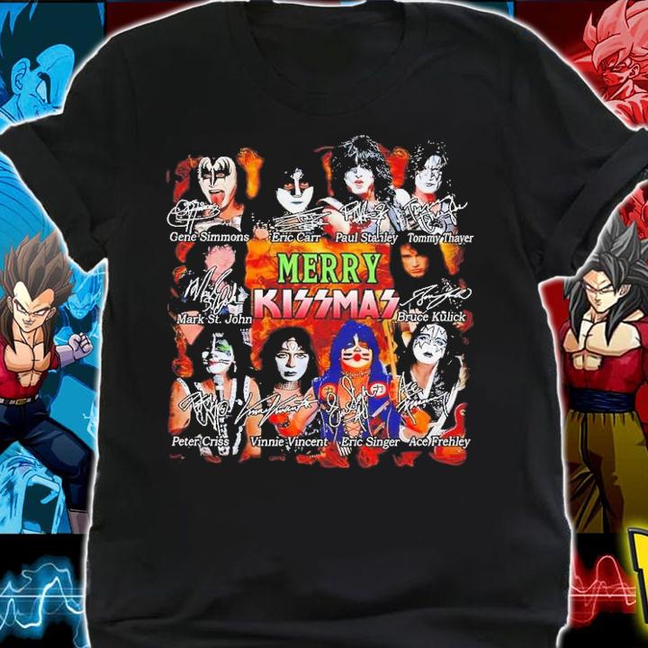 Merry Kissmas 2022 signatures shirt t-shirt shirt