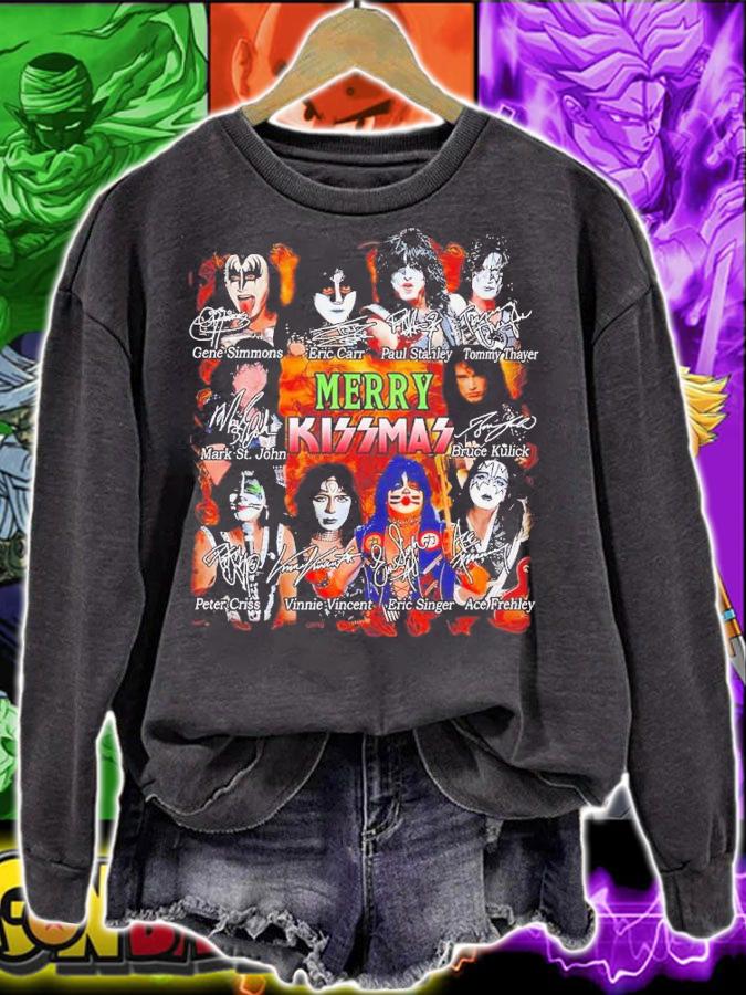 Merry Kissmas 2022 signatures shirt t-shirt sweatshirt