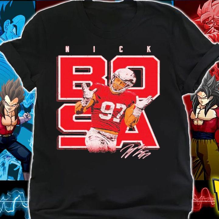 Nick Bosa San Francisco Shrugs Football Signature Shirt t-shirt shirt