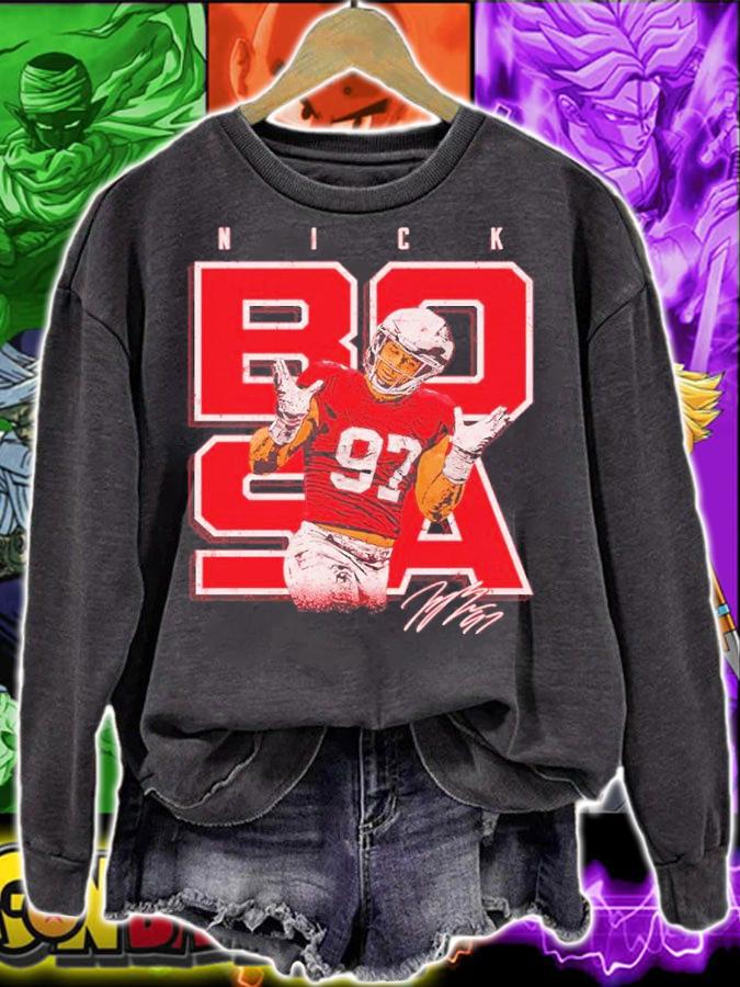 Nick Bosa San Francisco Shrugs Football Signature Shirt t-shirt sweatshirt