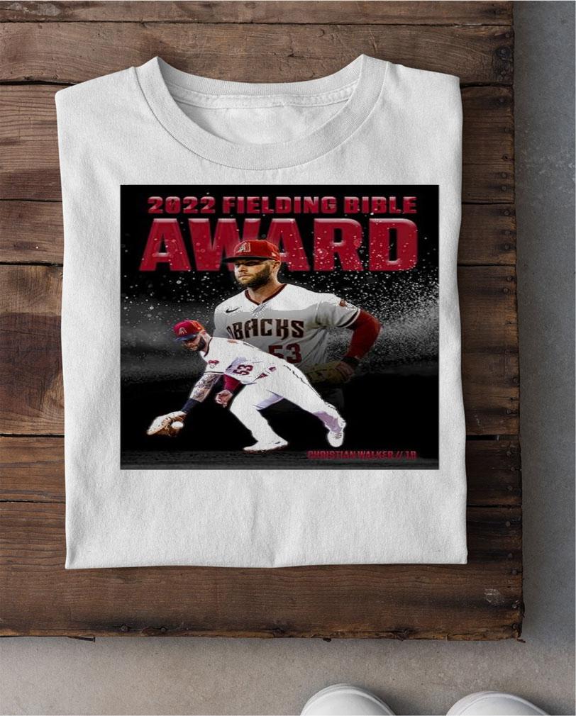2022 Fielding Bible Award Christian Walker shirt t-shirt