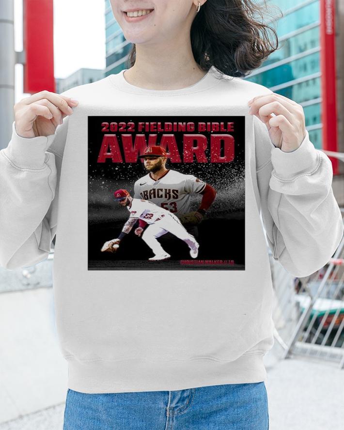 2022 Fielding Bible Award Christian Walker shirt t-shirt