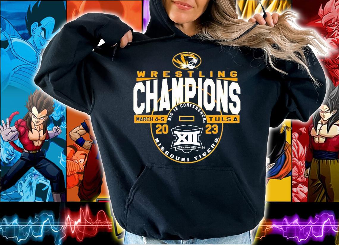 Mizzou Tigers 2023 Big 12 Wrestling Champions shirt t-shirt hoodie