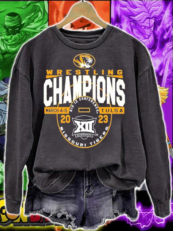 Mizzou Tigers 2023 Big 12 Wrestling Champions shirt t-shirt sweatshirt