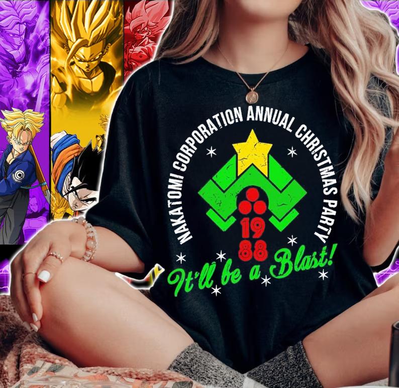 Nakatomi Corporation Christmas Party 1988 shirt t-shirt woman shirt