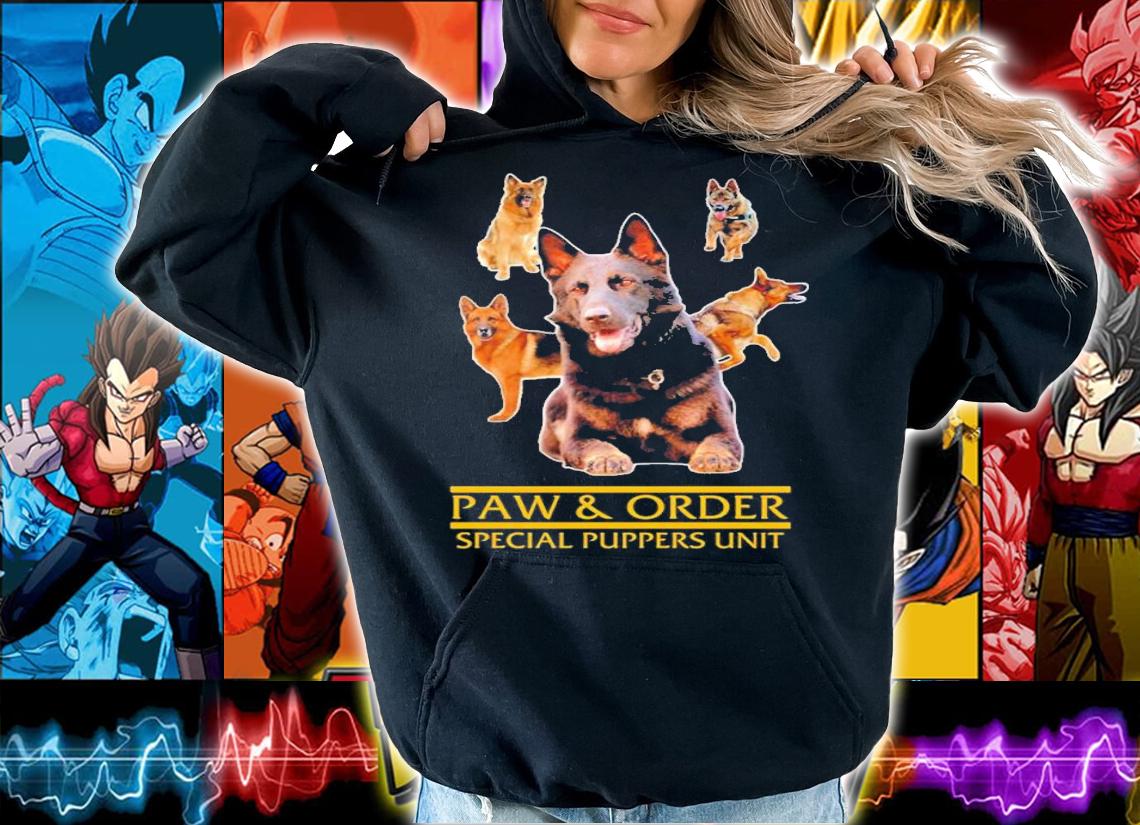 Paw and Order K9 shirt t-shirt