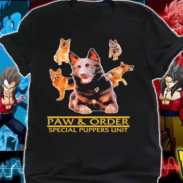 Paw and Order K9 shirt t-shirt