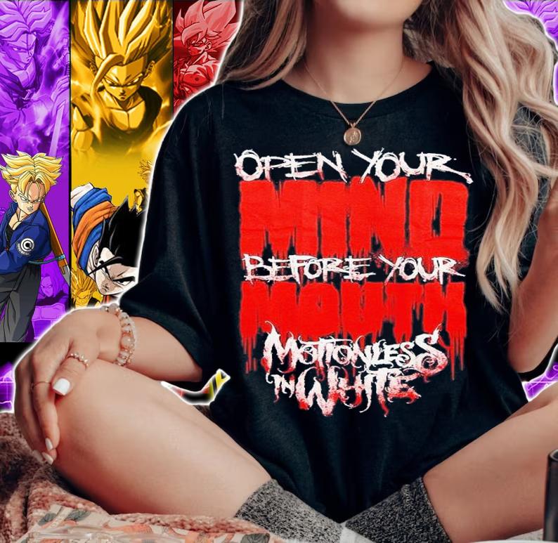 Motionless In White Open Your Mind Shirt t-shirt woman shirt