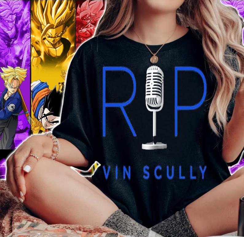 Rip Vin Scully shirt t-shirt