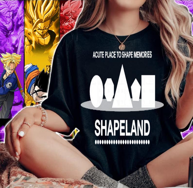 Acute Place To Shape Memories Shapeland T-Shirt t-shirt woman shirt