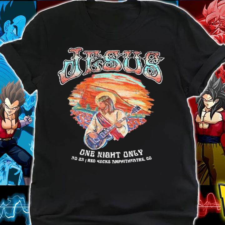 Big Cat Jesus At Red Rocks One Night Only Shirt t-shirt