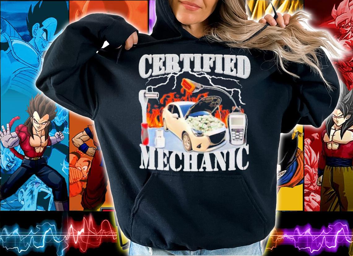 Certified Mechanic shirt t-shirt