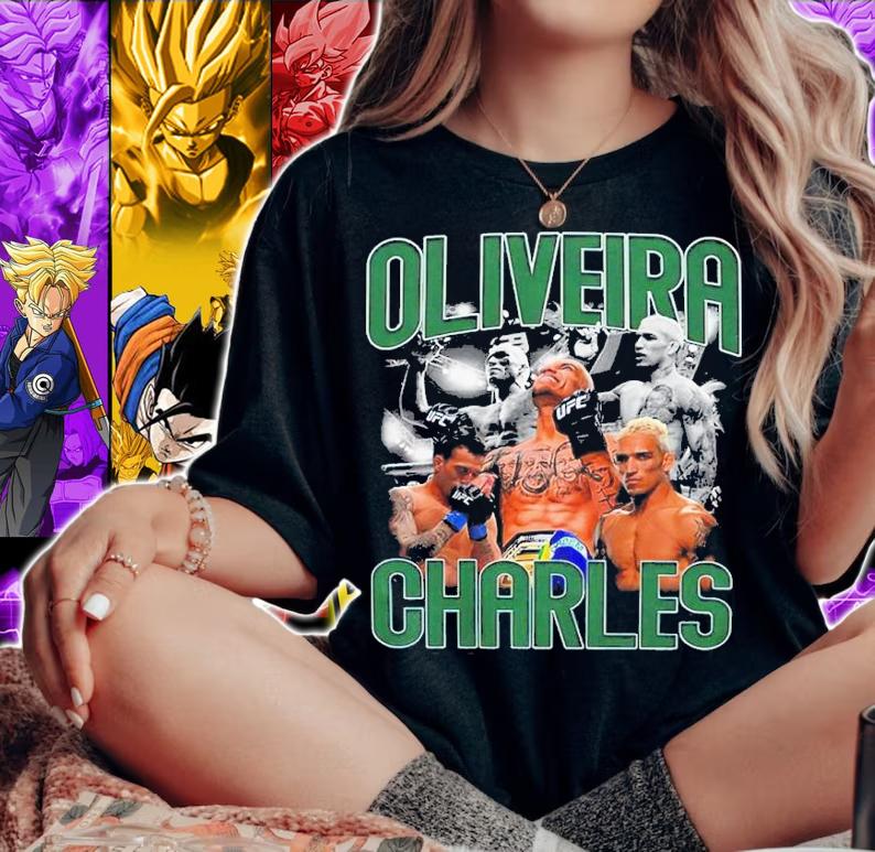 Charles Oliveira Do Bronx Bootleg 90s Style Shirt t-shirt