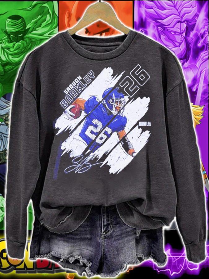Saquon Barkley New York G Stripes Football Shirt t-shirt