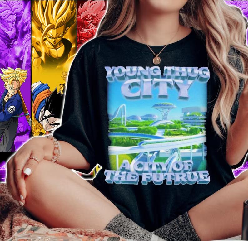 Swag Stimulus Young Thug City A City Of The Futrue T-Shirt t-shirt woman shirt
