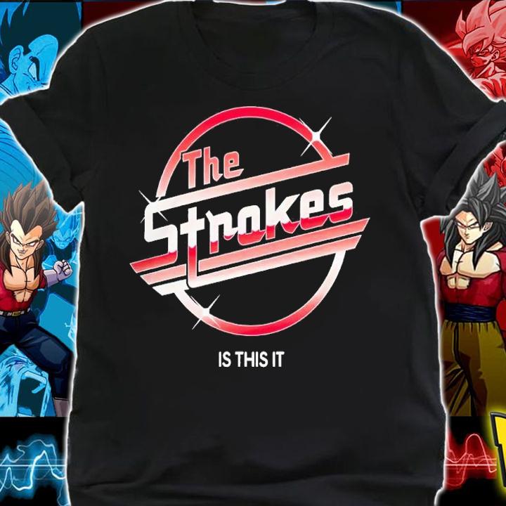 The Strokes Official Store Is This It Red Magna Logo Shirt t-shirt