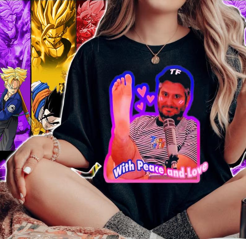 With Peace And Love Wikifeet Shirt t-shirt