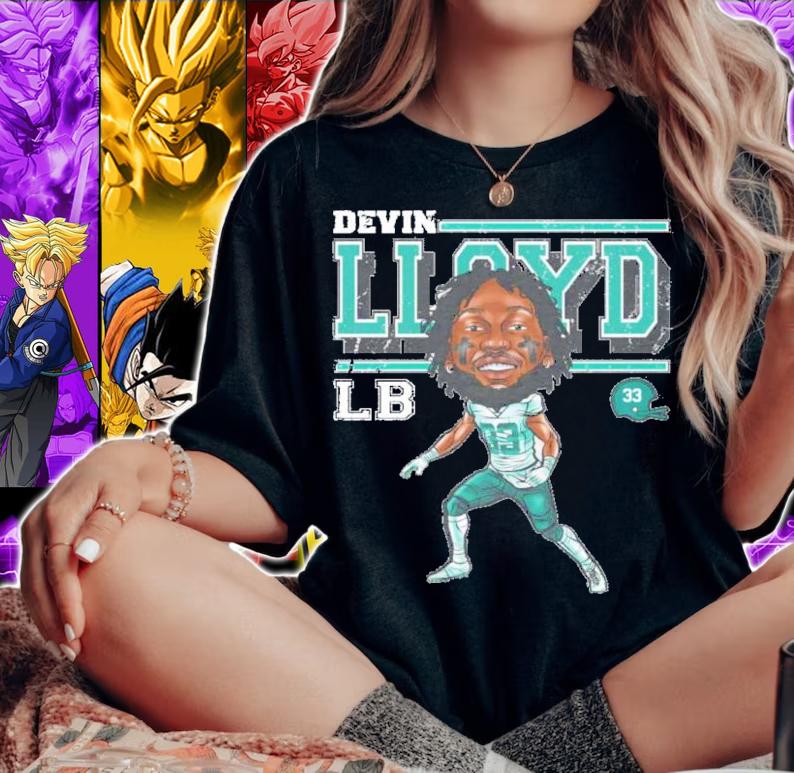 Devin Lloyd Jacksonville Cartoon Football Shirt t-shirt woman shirt