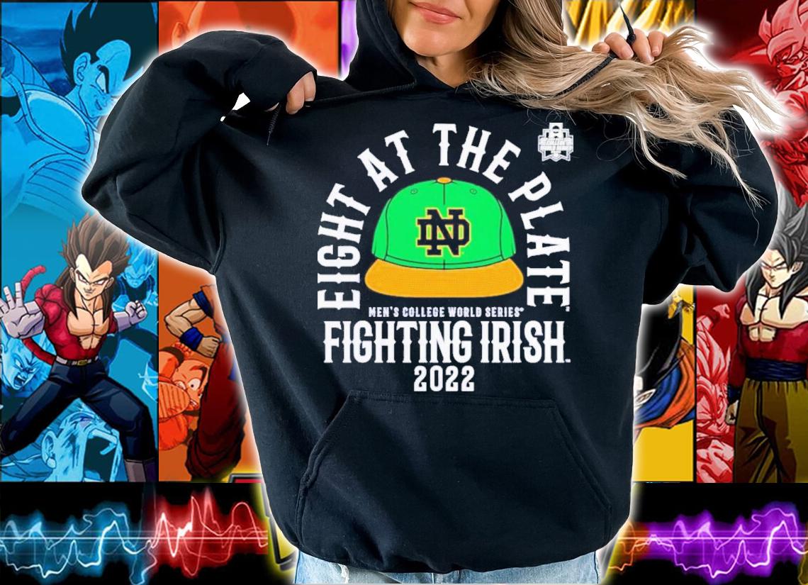 Eight At The Plate Men's College World Series Notre Dame Fighting Irish 2022 Shirt t-shirt hoodie