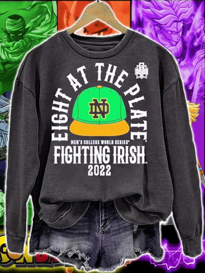 Eight At The Plate Men's College World Series Notre Dame Fighting Irish 2022 Shirt t-shirt sweatshirt