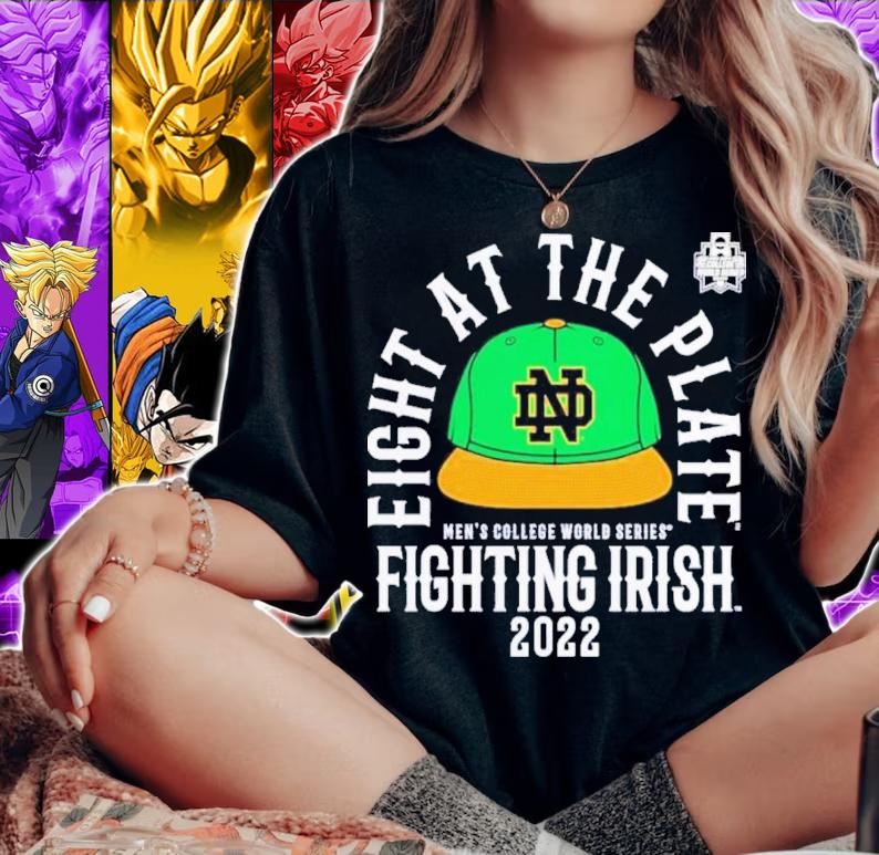 Eight At The Plate Men's College World Series Notre Dame Fighting Irish 2022 Shirt t-shirt woman shirt