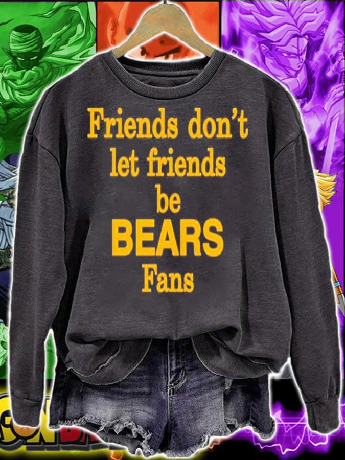 Green Bay Packers Friends Don't Let Friends Be Bears Fans Shirt t-shirt