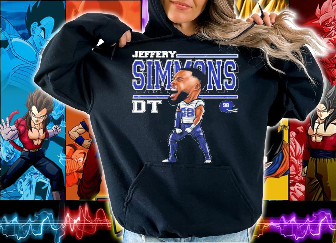 Jeffery Simmons Tennessee Cartoon Football Shirt t-shirt