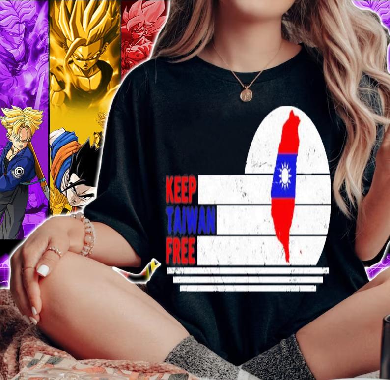 Keep Taiwan Free Flag Map T-Shirt t-shirt